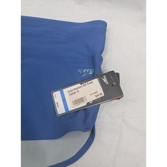 Speedo Active Women's Solid Boyshort Swimsuit Bottom Bright Cobalt sz XL NWT - Picture 6 of 10